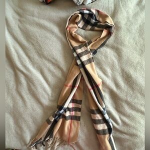 Burberry 100% Cashmere Scarf - One Size Fits All